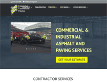 Tablet Screenshot of ecpaving.com